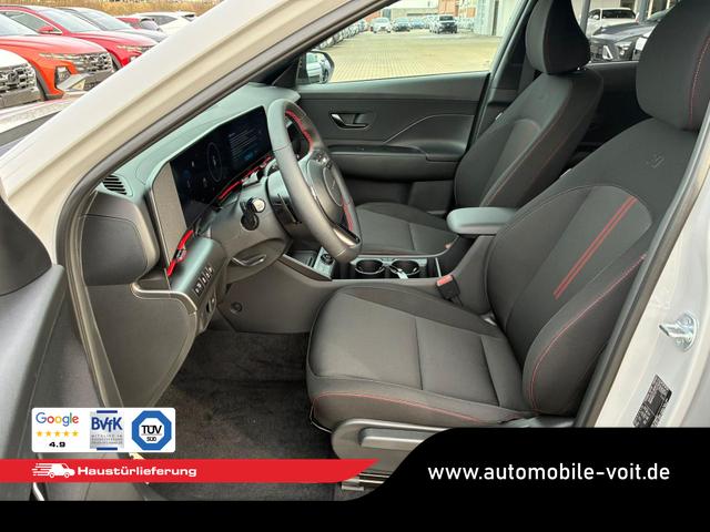 Hyundai KONA 1,6 T-GDI DCT N-Line / LED ACC Navi Klimaaut. Sitz + Lenkradheizung Alu 18" 