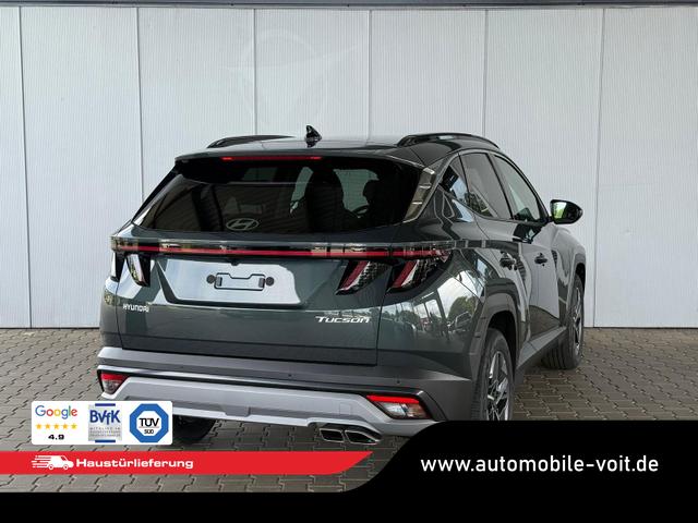 Hyundai TUCSON E-Motion 1.6 T-GDI 2WD 48V DCT / Panoramadach ACC Sitz + Lenkradheizung LED Navi PDC V&H Kamera Alu 18" 