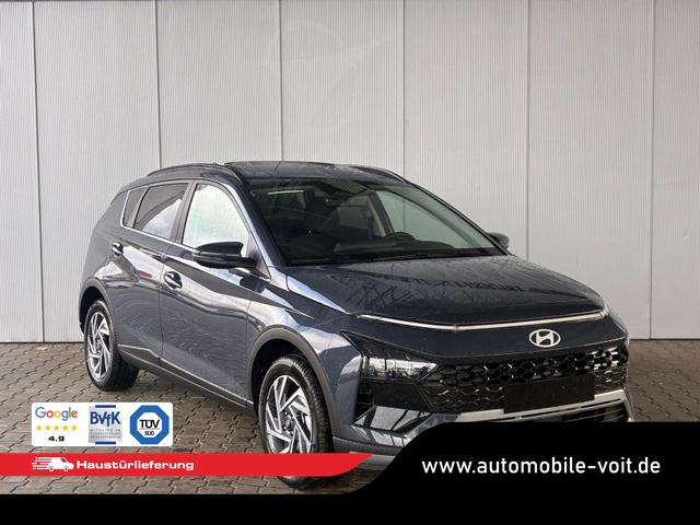 Hyundai BAYON Premium Sky 1.0 T-GDI 100 PS 48V 7DCT / Keyless ACC Soundsystem BOSE Sitz + Lenkradheizung LED Navi PDC V&H Kamera Totwinkel Alu 16" 
