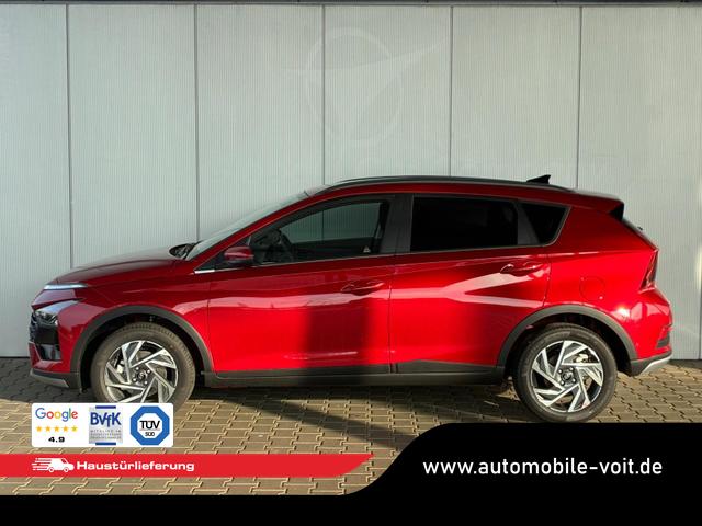 Hyundai BAYON Premium 1.0 T-GDI 100 PS 48V 7DCT / Keyless ACC Soundsystem BOSE Sitz + Lenkradheizung LED Navi PDC V&H Kamera Totwinkel Alu 16" 