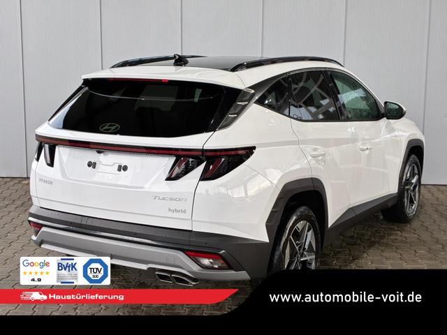 Hyundai TUCSON E-Motion 1.6 T-GDi 2WD HEV / Panoramadach ACC LED Sitz + Lenkradheizung Navi PDC V&H Kamera Alu 18" 
