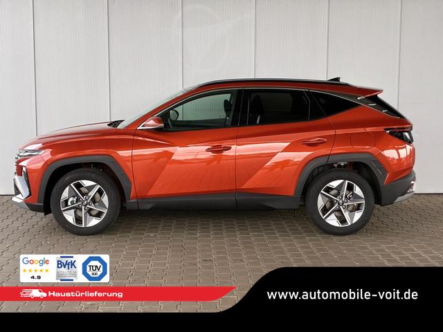 Hyundai TUCSON E-Motion 1.6 T-GDI 2WD 48V DCT / Panoramadach ACC Sitz + Lenkradheizung LED Navi PDC V&H Kamera Alu 18" 
