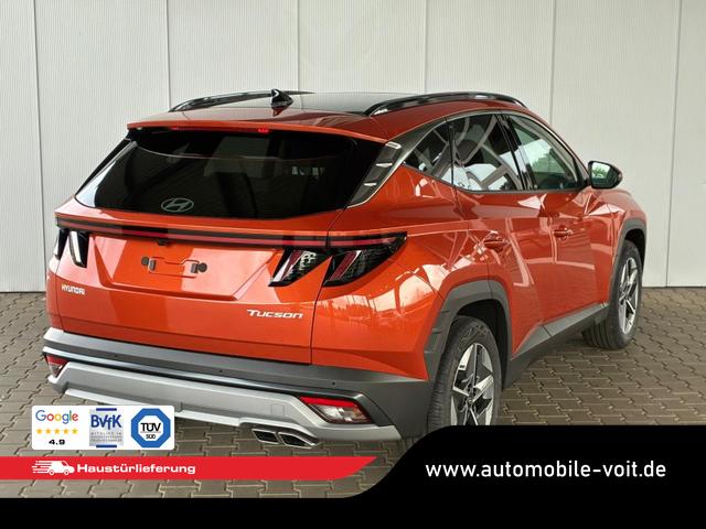 Hyundai TUCSON E-Motion 1.6 T-GDI 2WD 48V DCT / Panoramadach ACC Sitz + Lenkradheizung LED Navi PDC V&H Kamera Alu 18" 
