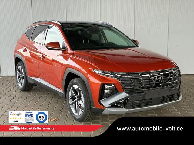 Hyundai TUCSON E-Motion 1.6 T-GDI 2WD 48V DCT / Panoramadach ACC Sitz + Lenkradheizung LED Navi PDC V&H Kamera Alu 18" 
