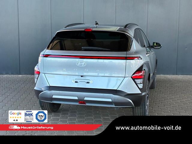 Hyundai KONA Comfort Plus 1.6 T-GDI DCT 4WD / Navi ACC Keyless Sitz + Lenkradheiz. Schiebedach LED Alu 18" 