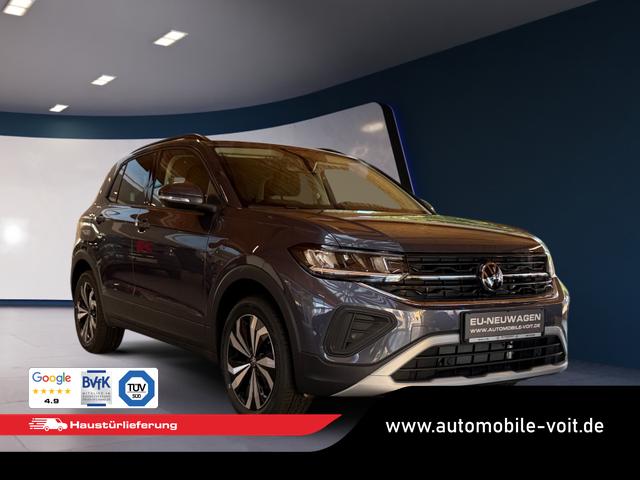 Volkswagen T-Cross - Limited Neues Modell 2025 1.0 TSI 116 PS 17" Kamera/SHZ/AHK/5J. Garantie Parksensoren vo/hi, LED-Scheinwerfer, Radio Composition 8", App-Connect, Klima, M-Lederlenkrad, Digitales Cockpit, Müdigkeitserkennung, Dachreling, Lane Assist, Armlehne vorn