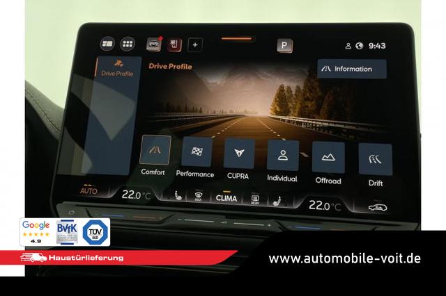 Cupra Formentor VZ (VZ) 2.0 TSI 245kW (333 PS) 4Drive 7-Gang-Doppelkupplungsgetriebe DSG 