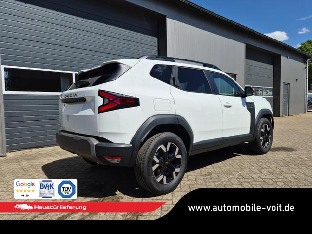 Dacia Duster Extreme Hybrid 140PS Automatik 1.6 SCE Sitzheizung Klimaautomatik 4x Kamera elektr.Parkbremse Teil-Leder Bluetooth Apple Carplay Android Auto PDC v+h 2xKeyless 17-LM 