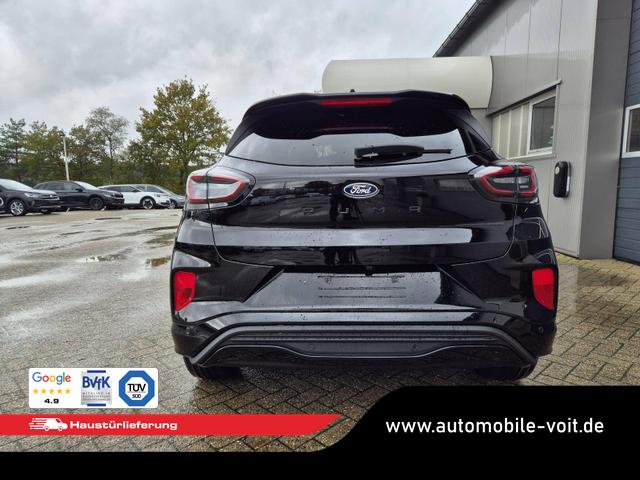 Ford Puma ST-Line X 1.0 EcoBoost Hybrid 125PS Automatik 360&deg;Kamera AbstandsTempomat el.Heckklappe Premium Leder (Sensico) B+O-Sound Klimaautomatik Sitzheizung Lenkradheizung Frontscheibe beheizb. Ford-Navi SYNC4 Bluetooth Apple CarPlay Android Auto PDC v+h 1 