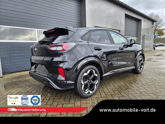 Ford Puma ST-Line X 1.0 EcoBoost Hybrid 125PS Automatik 360&deg;Kamera AbstandsTempomat el.Heckklappe Premium Leder (Sensico) B+O-Sound Klimaautomatik Sitzheizung Lenkradheizung Frontscheibe beheizb. Ford-Navi SYNC4 Bluetooth Apple CarPlay Android Auto PDC v+h 1 