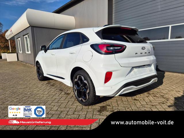 Ford Puma - ST-Line X 1.0 EcoBoost Hybrid 125PS Automatik NEUES MODELL 360&deg;Kamera AbstandsTempomat el.Heckklappe Premium Leder (Sensico) B+O-Sound Klimaautomatik Sitzheizung Lenkradheizung Frontscheibe beheizb. Ford-Navi SYNC4 Bluetooth Apple CarPlay Android A