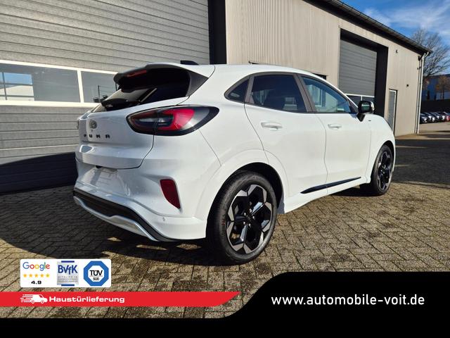Ford Puma ST-Line X 1.0 EcoBoost Hybrid 125PS Automatik NEUES MODELL 360&deg;Kamera AbstandsTempomat el.Heckklappe Premium Leder (Sensico) B+O-Sound Klimaautomatik Sitzheizung Lenkradheizung Frontscheibe beheizb. Ford-Navi SYNC4 Bluetooth Apple CarPlay Android A 