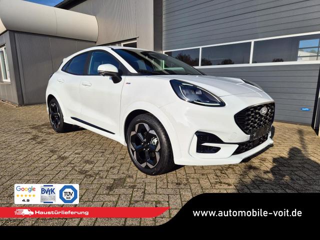 Ford Puma ST-Line X 1.0 EcoBoost Hybrid 125PS Automatik NEUES MODELL 360&deg;Kamera AbstandsTempomat el.Heckklappe Premium Leder (Sensico) B+O-Sound Klimaautomatik Sitzheizung Lenkradheizung Frontscheibe beheizb. Ford-Navi SYNC4 Bluetooth Apple CarPlay Android A 