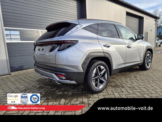 Hyundai TUCSON Trend 1.6 T-GDI 150PS Automatik TZ 2026 Teil-Leder Sitzheizung v+h Lenkradheizung Klimaautomatik Navi Touchscreen DAB+ Apple CarPlay + Android Auto PDC R&uuml;ckf.-Kamera Matrix-LED-Scheinw. 