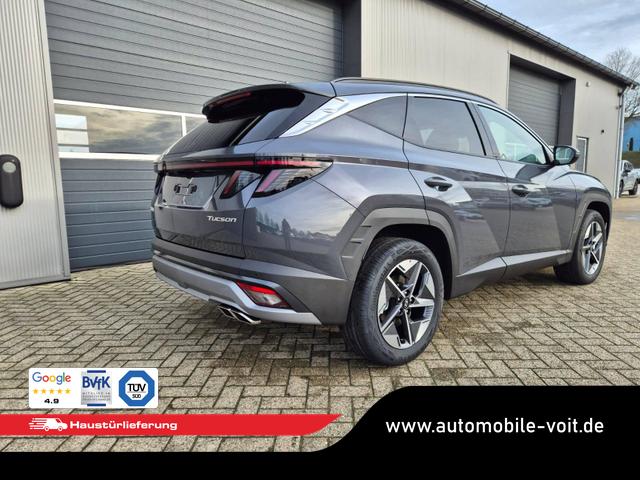 Hyundai TUCSON Trend 1.6 T-GDI 150PS Automatik TZ 2026 Teil-Leder Sitzheizung v+h Lenkradheizung Klimaautomatik Navi Touchscreen DAB+ Apple CarPlay + Android Auto PDC R&uuml;ckf.-Kamera Matrix-LED-Scheinw. 