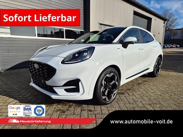 Ford Puma - ST-Line X 1.0 EcoBoost Hybrid 125PS Automatik NEUES MODELL 360&deg;Kamera AbstandsTempomat el.Heckklappe Premium Leder (Sensico) B+O-Sound Klimaautomatik Sitzheizung Lenkradheizung Frontscheibe beheizb. Ford-Navi SYNC4 Bluetooth Apple CarPlay Android A