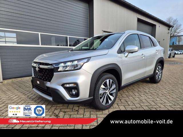 Suzuki S-Cross - Comfort+ 110PS Automatik MHEV 1.4 Boosterjet Teilleder Navi Klimaautomatik Sitzheizung ACC PDC v+h 4x Kamera Suzuki-Radio Apple CarPlay Android Auto Touchscreen 2xKeyless 17-LM