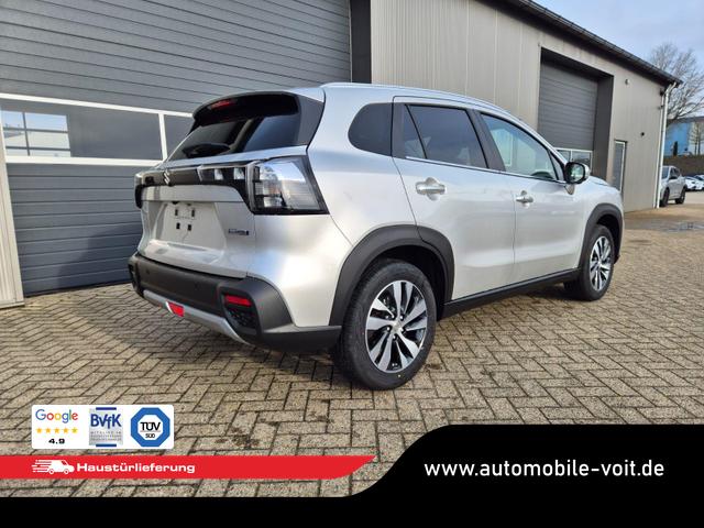 Suzuki S-Cross Comfort+ 110PS Automatik MHEV 1.4 Boosterjet Teilleder Navi Klimaautomatik Sitzheizung ACC PDC v+h 4x Kamera Suzuki-Radio Apple CarPlay Android Auto Touchscreen 2xKeyless 17-LM 