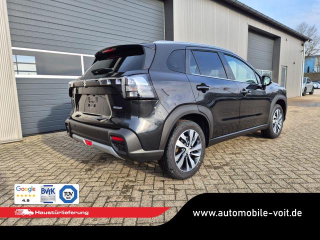 Suzuki S-Cross Comfort+ 110PS MHEV 4x4 ALLGRIP 1.4 Boosterjet Teilleder Navi Klimaautomatik Sitzheizung ACC PDC v+h 4x Kamera Suzuki-Radio Apple CarPlay Android Auto Touchscreen 2xKeyless 17-LM 