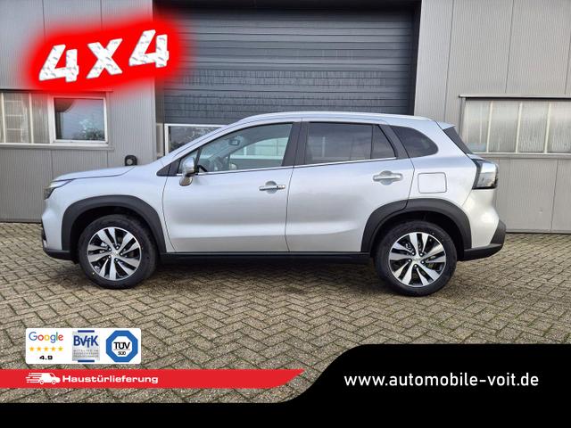 Suzuki S-Cross - Comfort+ 110PS Automatik MHEV 4x4 ALLGRIP 1.4 Boosterjet Teilleder Navi Klimaautomatik Sitzheizung ACC PDC v+h 4x Kamera Suzuki-Radio Apple CarPlay Android Auto Touchscreen 2xKeyless 17-LM