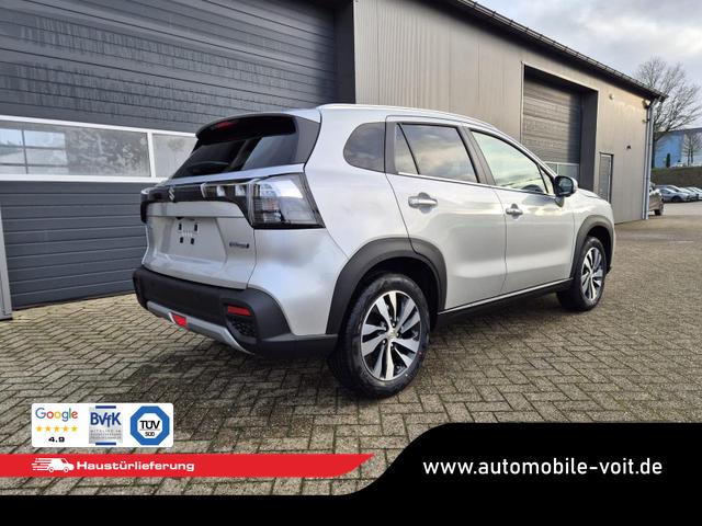 Suzuki S-Cross Comfort+ 110PS Automatik MHEV 4x4 ALLGRIP 1.4 Boosterjet Teilleder Navi Klimaautomatik Sitzheizung ACC PDC v+h 4x Kamera Suzuki-Radio Apple CarPlay Android Auto Touchscreen 2xKeyless 17-LM 