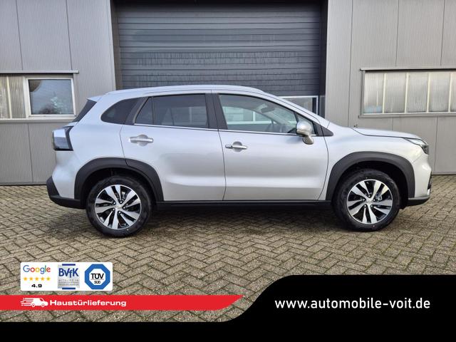 Suzuki S-Cross Comfort+ 110PS Automatik MHEV 4x4 ALLGRIP 1.4 Boosterjet Teilleder Navi Klimaautomatik Sitzheizung ACC PDC v+h 4x Kamera Suzuki-Radio Apple CarPlay Android Auto Touchscreen 2xKeyless 17-LM 