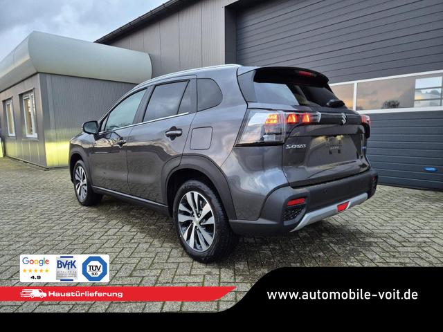 Suzuki S-Cross Comfort+ 110PS Automatik MHEV 4x4 ALLGRIP 1.4 Boosterjet Teilleder Navi Klimaautomatik Sitzheizung ACC PDC v+h 4x Kamera Suzuki-Radio Apple CarPlay Android Auto Touchscreen 2xKeyless 17-LM 