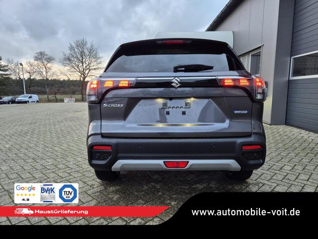 Suzuki S-Cross Comfort+ 110PS Automatik MHEV 4x4 ALLGRIP 1.4 Boosterjet Teilleder Navi Klimaautomatik Sitzheizung ACC PDC v+h 4x Kamera Suzuki-Radio Apple CarPlay Android Auto Touchscreen 2xKeyless 17-LM 