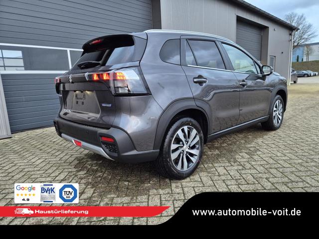 Suzuki S-Cross Comfort+ 110PS Automatik MHEV 4x4 ALLGRIP 1.4 Boosterjet Teilleder Navi Klimaautomatik Sitzheizung ACC PDC v+h 4x Kamera Suzuki-Radio Apple CarPlay Android Auto Touchscreen 2xKeyless 17-LM 