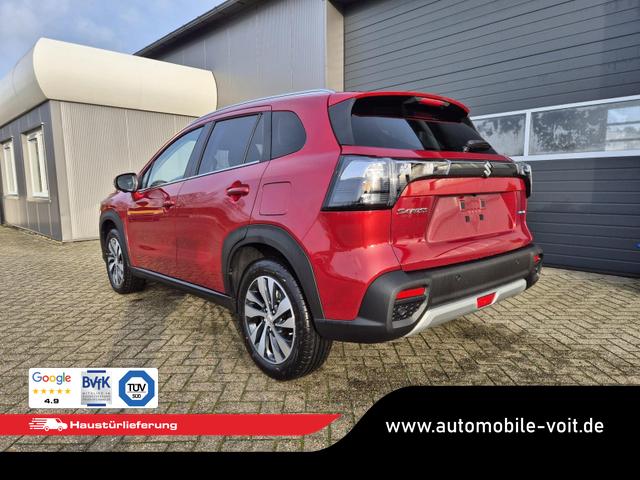 Suzuki S-Cross Comfort+ 110PS Automatik MHEV 4x4 ALLGRIP 1.4 Boosterjet Teilleder Navi Klimaautomatik Sitzheizung ACC PDC v+h 4x Kamera Suzuki-Radio Apple CarPlay Android Auto Touchscreen 2xKeyless 17-LM 