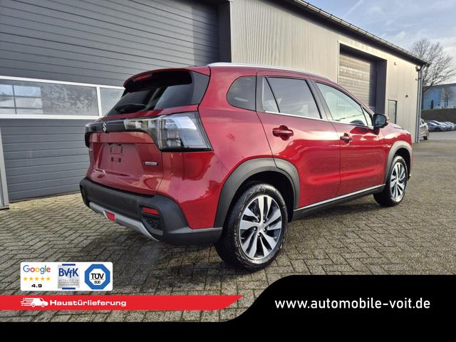 Suzuki S-Cross Comfort+ 110PS Automatik MHEV 4x4 ALLGRIP 1.4 Boosterjet Teilleder Navi Klimaautomatik Sitzheizung ACC PDC v+h 4x Kamera Suzuki-Radio Apple CarPlay Android Auto Touchscreen 2xKeyless 17-LM 