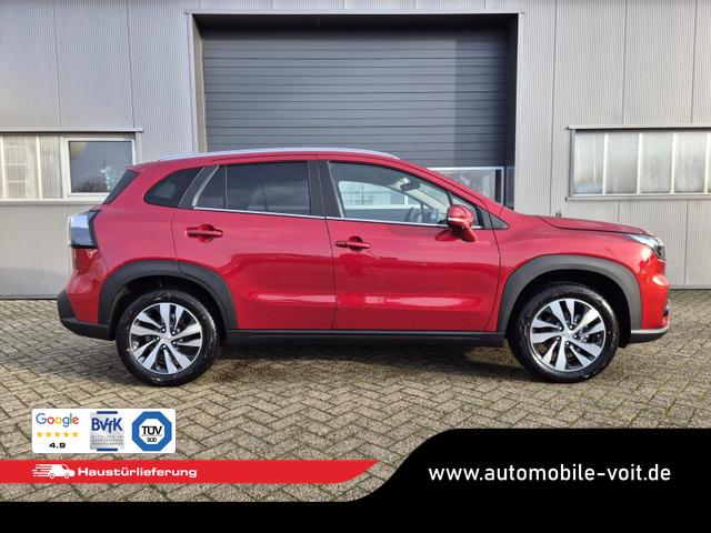 Suzuki S-Cross Comfort+ 110PS Automatik MHEV 4x4 ALLGRIP 1.4 Boosterjet Teilleder Navi Klimaautomatik Sitzheizung ACC PDC v+h 4x Kamera Suzuki-Radio Apple CarPlay Android Auto Touchscreen 2xKeyless 17-LM 
