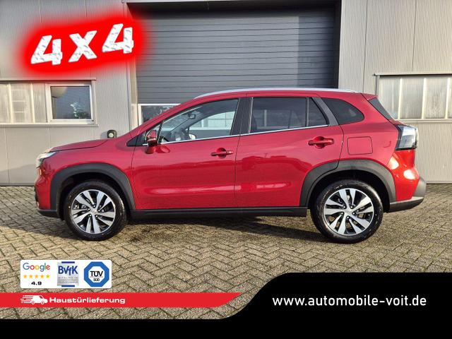 Suzuki S-Cross - Comfort+ 110PS Automatik MHEV 4x4 ALLGRIP 1.4 Boosterjet Teilleder Navi Klimaautomatik Sitzheizung ACC PDC v+h 4x Kamera Suzuki-Radio Apple CarPlay Android Auto Touchscreen 2xKeyless 17-LM