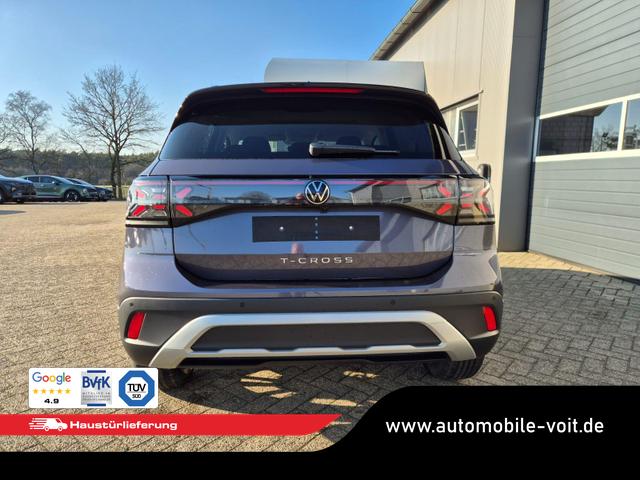 Volkswagen T-Cross 1.0 TSI 116PS DSG Life LED-Matrix-Scheinwerfer ACC Klimaautomatik Sitzheizung PDC v+h 17-LM abged.Scheiben 2xKeyless DAB+ Bluetooth Touchscreen Apple CarPlay Android Auto 