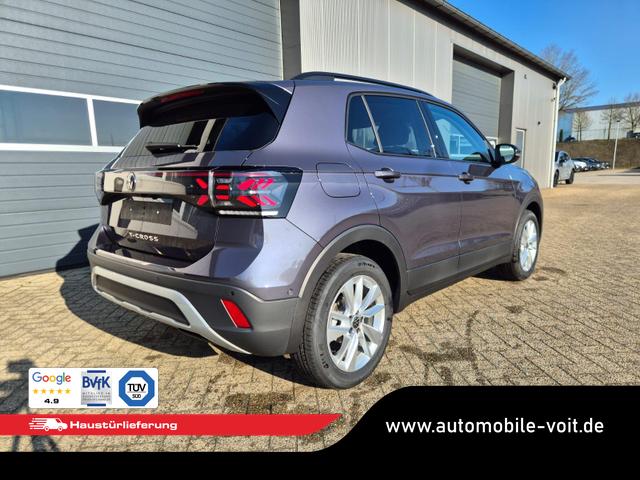 Volkswagen T-Cross 1.0 TSI 116PS DSG Life LED-Matrix-Scheinwerfer ACC Klimaautomatik Sitzheizung PDC v+h 17-LM abged.Scheiben 2xKeyless DAB+ Bluetooth Touchscreen Apple CarPlay Android Auto 