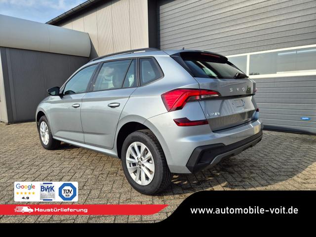 Skoda Kamiq 1.0 TSI 115PS DSG Selection AHK R&uuml;ckf.Kamera PDC v+h Sitzheizung Klimaautomatik Skoda-Radio Apple CarPlay + Android Auto Tempomat Garantieverl&auml;ngerung 16"LM 