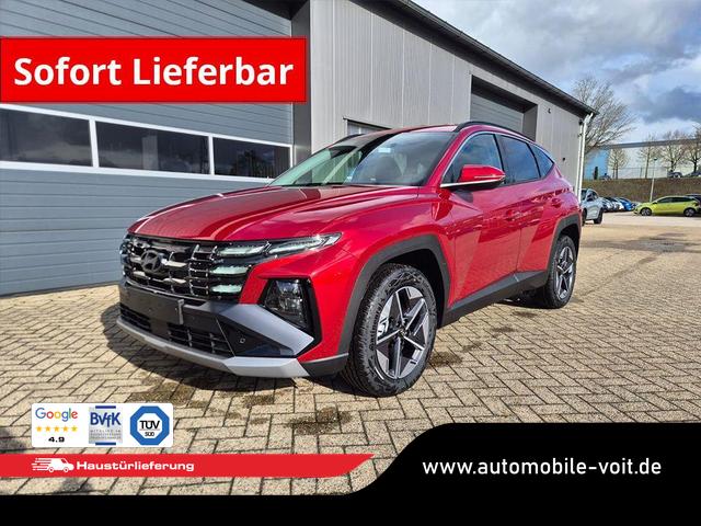 Hyundai TUCSON - Trend 1.6 T-GDI 150PS Automatik TZ 2026 Teil-Leder Sitzheizung v+h Lenkradheizung Klimaautomatik Navi Touchscreen DAB+ Apple CarPlay + Android Auto PDC R&uuml;ckf.-Kamera Matrix-LED-Scheinw.