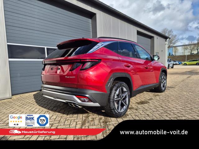 Hyundai TUCSON Trend 1.6 T-GDI 150PS Automatik TZ 2026 Teil-Leder Sitzheizung v+h Lenkradheizung Klimaautomatik Navi Touchscreen DAB+ Apple CarPlay + Android Auto PDC R&uuml;ckf.-Kamera Matrix-LED-Scheinw. 