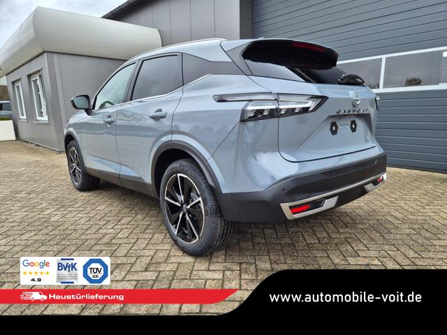 Nissan Qashqai 1.3 DIG-T MHEV 158 PS X-Tronic Tekna Voll-Leder Klimaautomatik PanoGlasdach Sitzheizung Lenkradheizung Navi Head-Up Display elektr. Heckklappe ACC PDC v+h 360&deg;Kamera DAB Bluetooth Touchscreen Apple CarPlay Android Auto 19"LM 