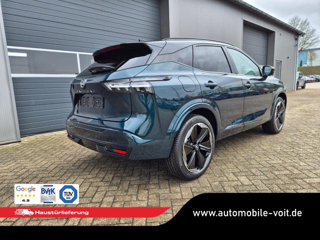 Nissan Qashqai 1.3 DIG-T MHEV 158 PS X-Tronic N-Design 20"Zoll Teil-Leder PanoGlasdach Klimaautomatik Sitzheizung Lenkradheizung Navi Head-Up Display elektr. Heckklappe ACC PDC v+h 360&deg;Kamera DAB Bluetooth Touchscreen Apple CarPlay Android Auto 