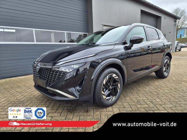 Nissan Qashqai - 1.3 DIG-T MHEV 158 PS X-Tronic N-Connecta Teil-Leder PanoGlasdach Klimaautomatik Sitzheizung Lenkradheizung Navi ACC PDC v+h 360&deg;Kamera DAB Bluetooth Touchscreen Apple CarPlay Android Auto 18"LM