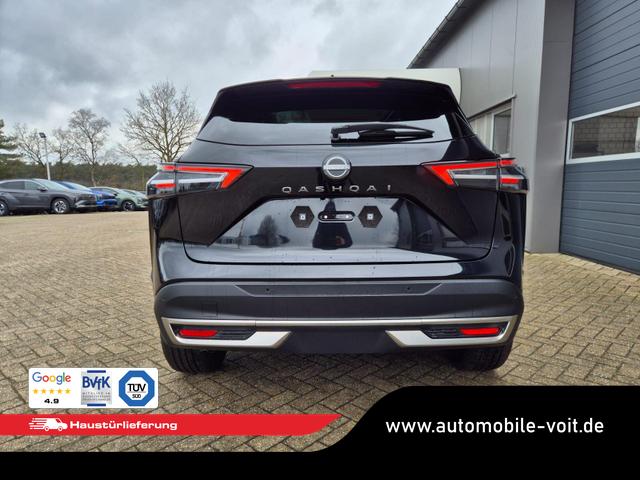 Nissan Qashqai 1.3 DIG-T MHEV 158 PS X-Tronic N-Connecta Teil-Leder PanoGlasdach Klimaautomatik Sitzheizung Lenkradheizung Navi ACC PDC v+h 360&deg;Kamera DAB Bluetooth Touchscreen Apple CarPlay Android Auto 18"LM 