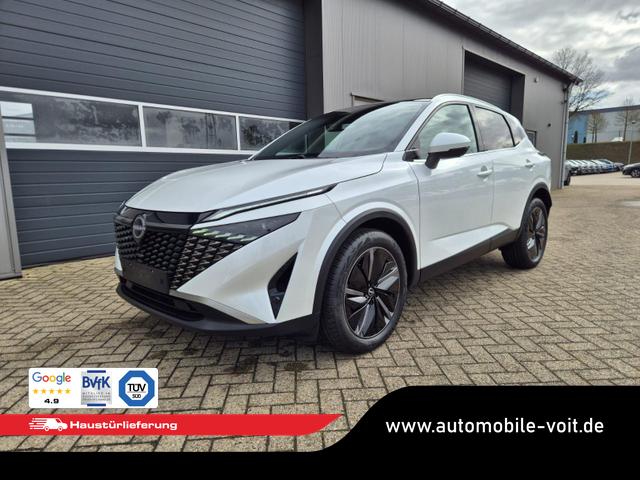 Nissan Qashqai - 1.3 DIG-T MHEV 140PS Tekna Voll-Leder Klimaautomatik PanoGlasdach Sitzheizung Lenkradheizung Navi Head-Up Display elektr. Heckklappe ACC PDC v+h 360&deg;Kamera DAB Bluetooth Touchscreen Apple CarPlay Android Auto 19"LM