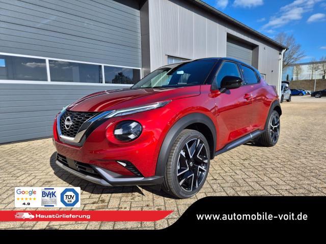Nissan Juke - 1.0 DIG-T 114PS N-Design Automatik Teil-Leder Klimaautomatik Sitzheizung Lenkradheizung PDC v+h R&uuml;ckf.Kamera Navi 19"LM Bluetooth Touchscreen Apple CarPlay Android Auto