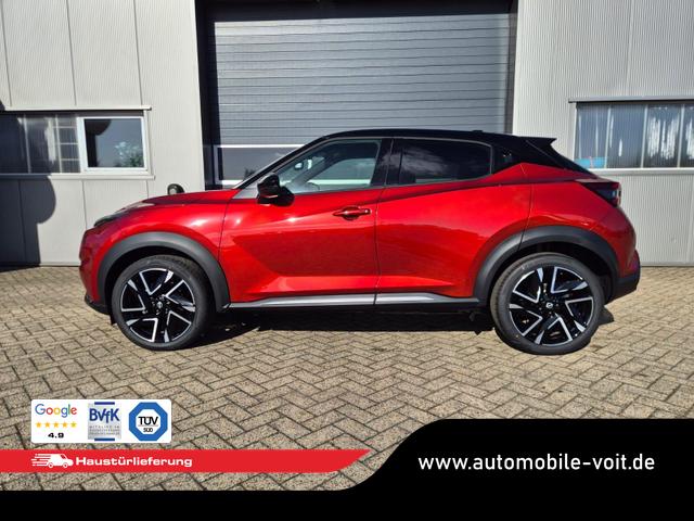 Nissan Juke 1.0 DIG-T 114PS N-Design Automatik Teil-Leder Klimaautomatik Sitzheizung Lenkradheizung PDC v+h R&uuml;ckf.Kamera Navi 19"LM Bluetooth Touchscreen Apple CarPlay Android Auto 