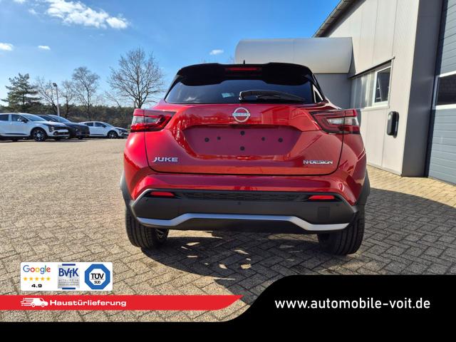 Nissan Juke 1.0 DIG-T 114PS N-Design Automatik Teil-Leder Klimaautomatik Sitzheizung Lenkradheizung PDC v+h R&uuml;ckf.Kamera Navi 19"LM Bluetooth Touchscreen Apple CarPlay Android Auto 