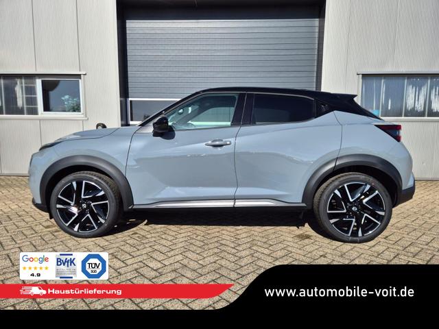 Nissan Juke 1.0 DIG-T 114PS N-Design Automatik Teil-Leder Klimaautomatik Sitzheizung Lenkradheizung PDC v+h R&uuml;ckf.Kamera Navi 19"LM Bluetooth Touchscreen Apple CarPlay Android Auto 