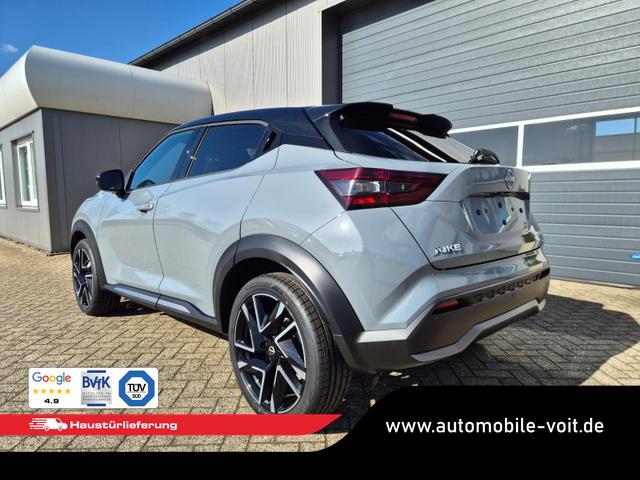 Nissan Juke 1.0 DIG-T 114PS N-Design Automatik Teil-Leder Klimaautomatik Sitzheizung Lenkradheizung PDC v+h R&uuml;ckf.Kamera Navi 19"LM Bluetooth Touchscreen Apple CarPlay Android Auto 