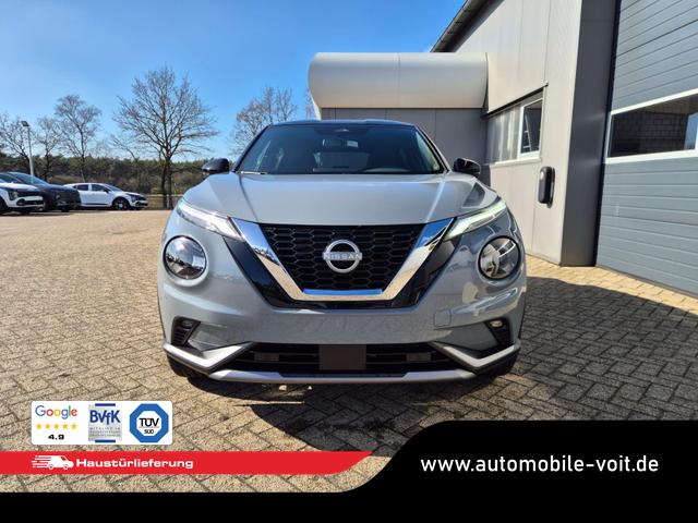 Nissan Juke 1.0 DIG-T 114PS N-Design Automatik Teil-Leder Klimaautomatik Sitzheizung Lenkradheizung PDC v+h R&uuml;ckf.Kamera Navi 19"LM Bluetooth Touchscreen Apple CarPlay Android Auto 