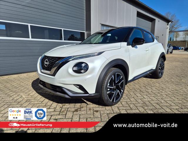 Nissan Juke - 1.0 DIG-T 114PS N-Design Automatik Teil-Leder Klimaautomatik Sitzheizung Lenkradheizung PDC v+h R&uuml;ckf.Kamera Navi 19"LM Bluetooth Touchscreen Apple CarPlay Android Auto